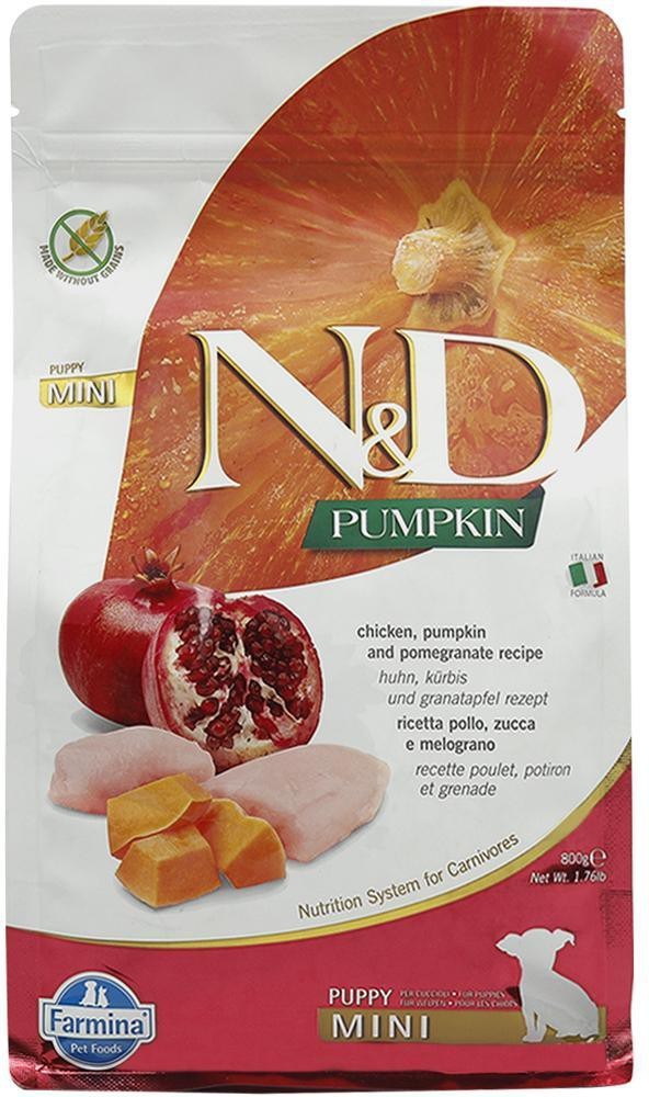 Farmina N D Pumpkin Grain Free Dry Dog Food Puppy Mini Breed