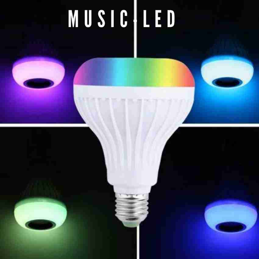 ATSolutions 3 in 1 12W LED Bulb with Bluetooth Speaker Music Light