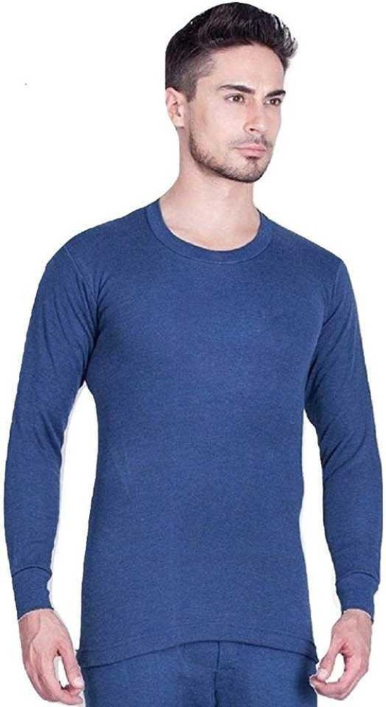 Lux Inferno 100% Cotton Thermal Set for Men (Size - M), Gray Colour, Pack  of 1 