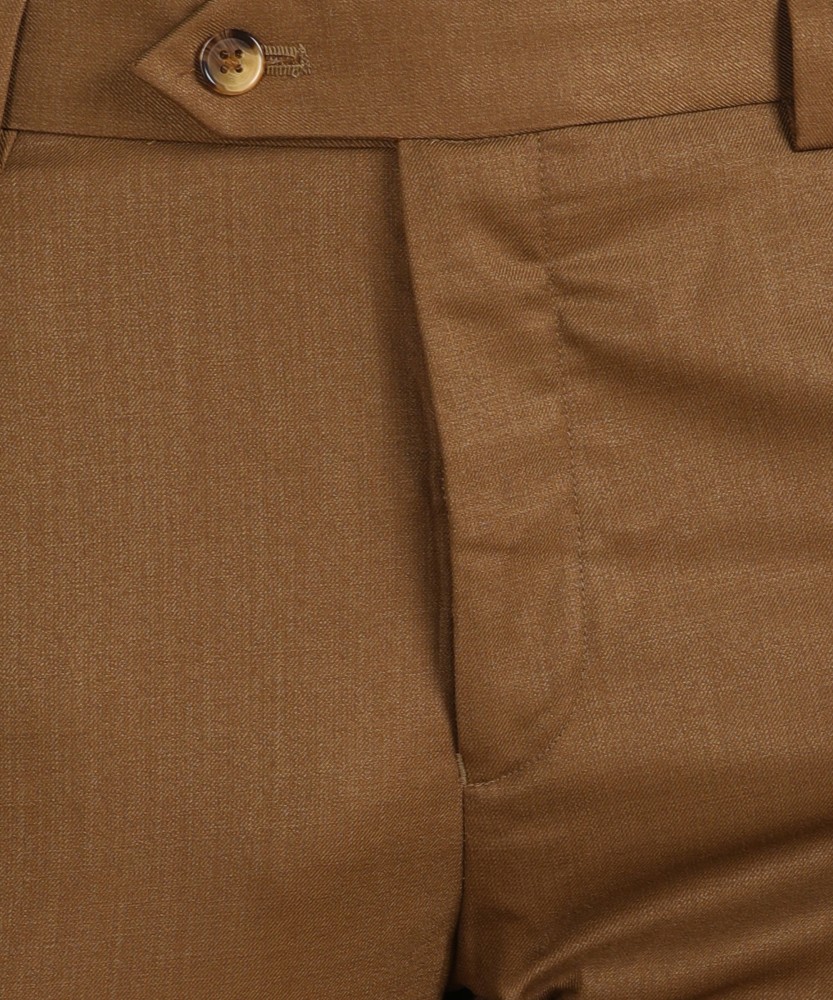 Buy Brown Plain Unstitched Trouser Cotton Wool Pant Fabric for Best Price  Reviews Free Shipping