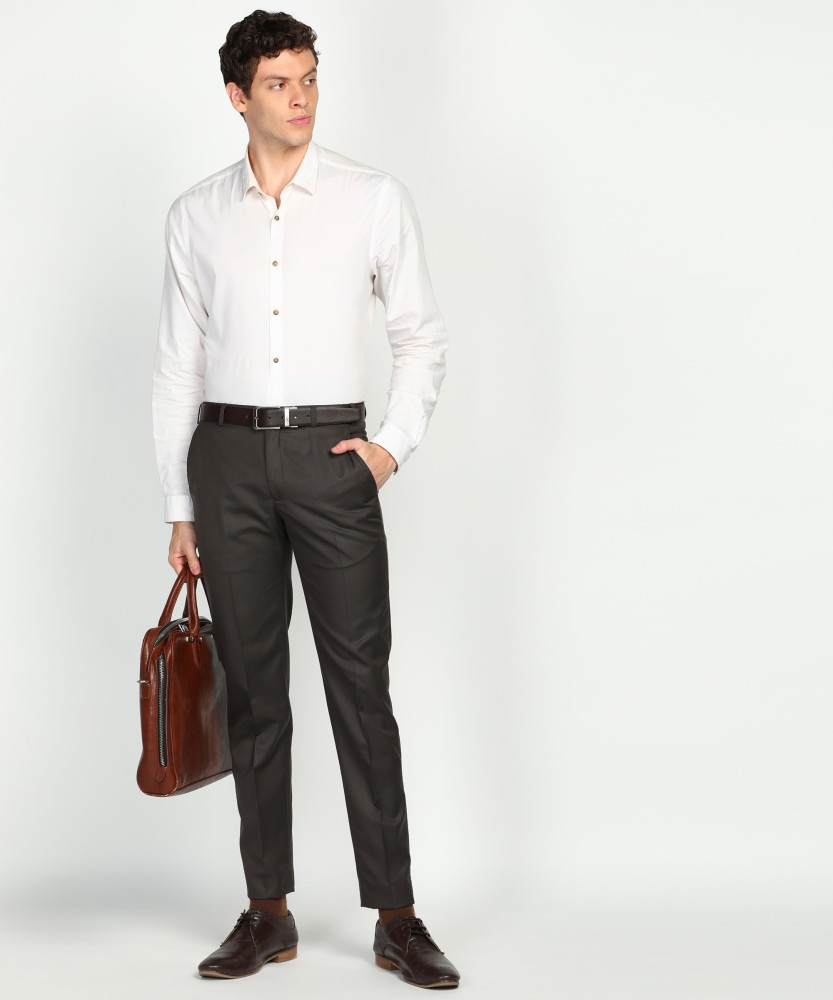 Summer Single Jersey Slim Fit Trouser For MenNavy With Smoke White St   BrandsEgoCom