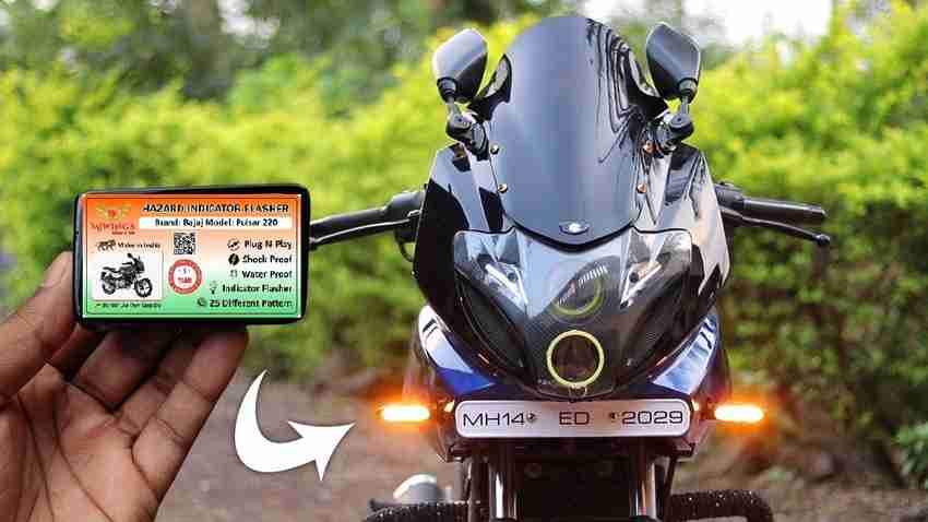 Miwings Front NA Indicator Light for Bajaj Pulsar 220 DTSi Fi