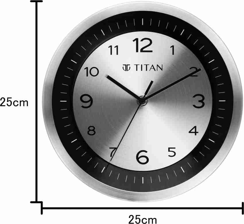 Titan Analog 25 cm X 25 cm Wall Clock