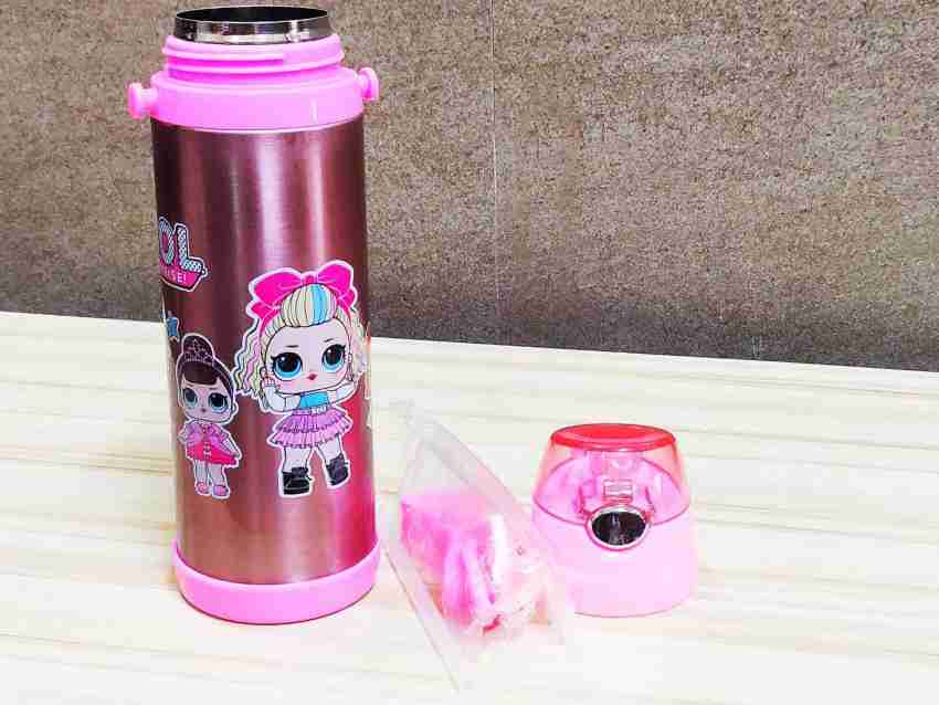 500ml 17oz Cartoon Cute Thermos Water Bottle For Kids Girls