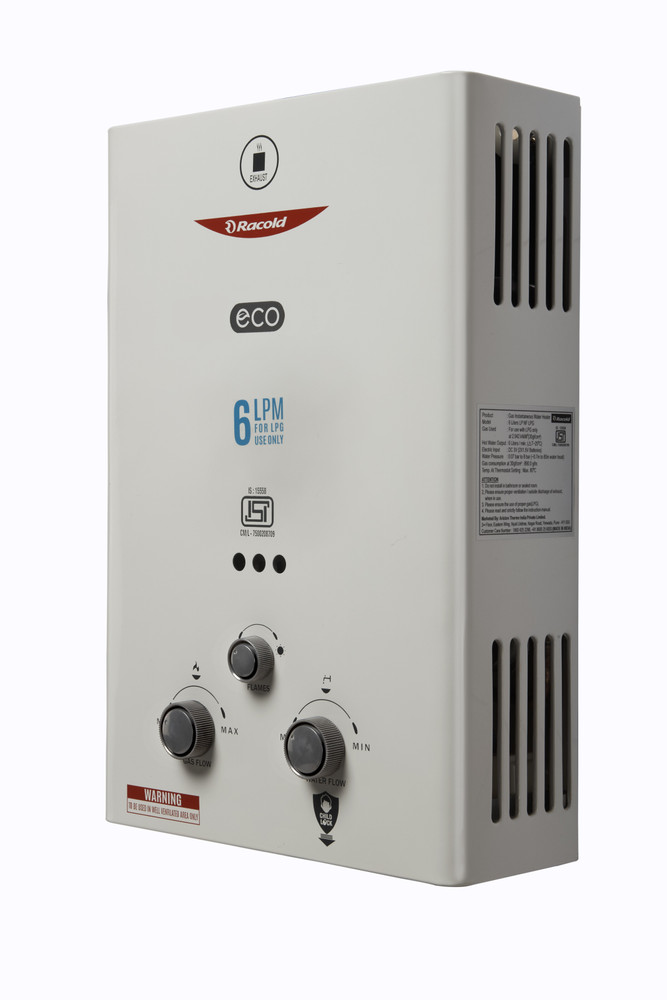 Racold 6 L Gas Water Geyser (ECO LPG, White) Price in India - Buy Racold 6  L Gas Water Geyser (ECO LPG, White) online at Flipkart.com