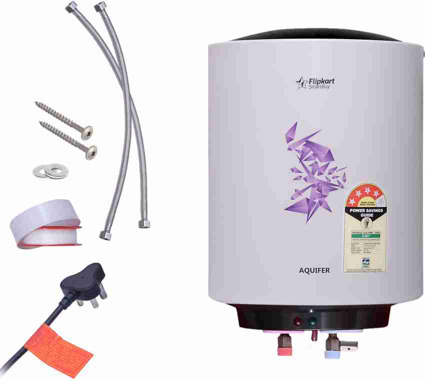 Flipkart SmartBuy 6 L Storage Water Geyser (Aquifer, Sheen White) Price in  India - Buy Flipkart SmartBuy 6 L Storage Water Geyser (Aquifer, Sheen  White) online at Flipkart.com