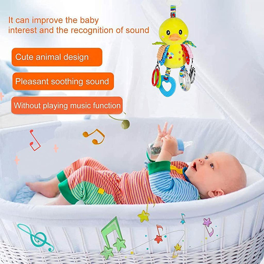 HASTHIP Baby Toys for Girls and Boys Clip on Car Seat Toy Baby