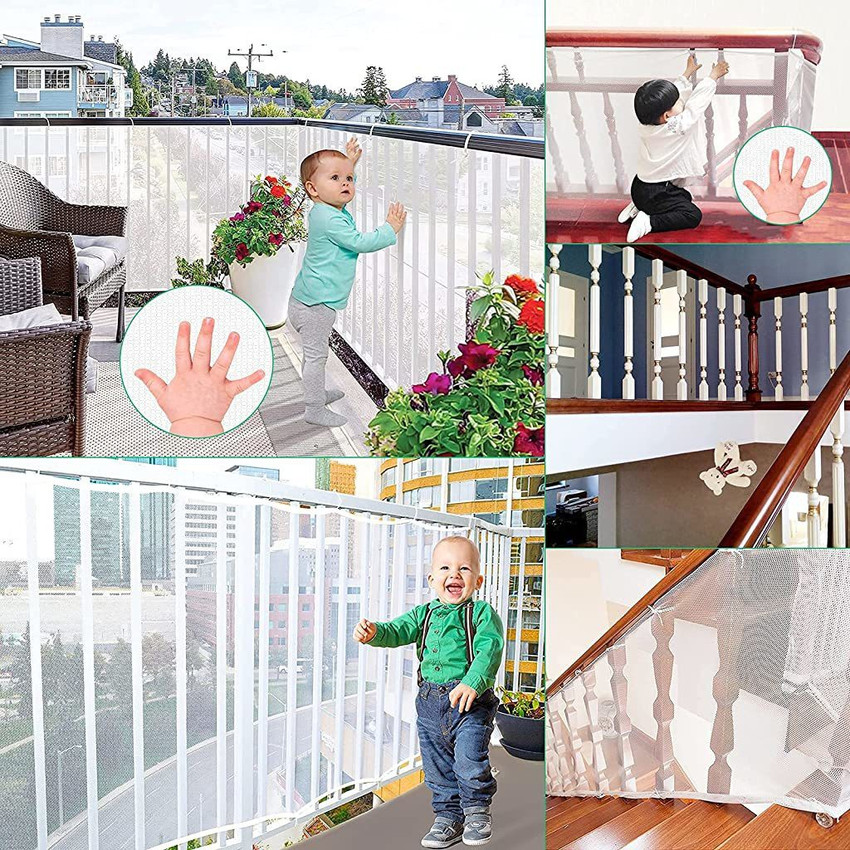 Safety gate for cheap balcony