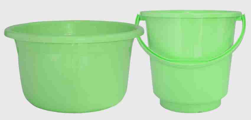KUBER INDUSTRIES Plastic Tub for Bathroom 40 Lt. (Green) 40 L Plastic Bucket  Price in India - Buy KUBER INDUSTRIES Plastic Tub for Bathroom 40 Lt.  (Green) 40 L Plastic Bucket online at
