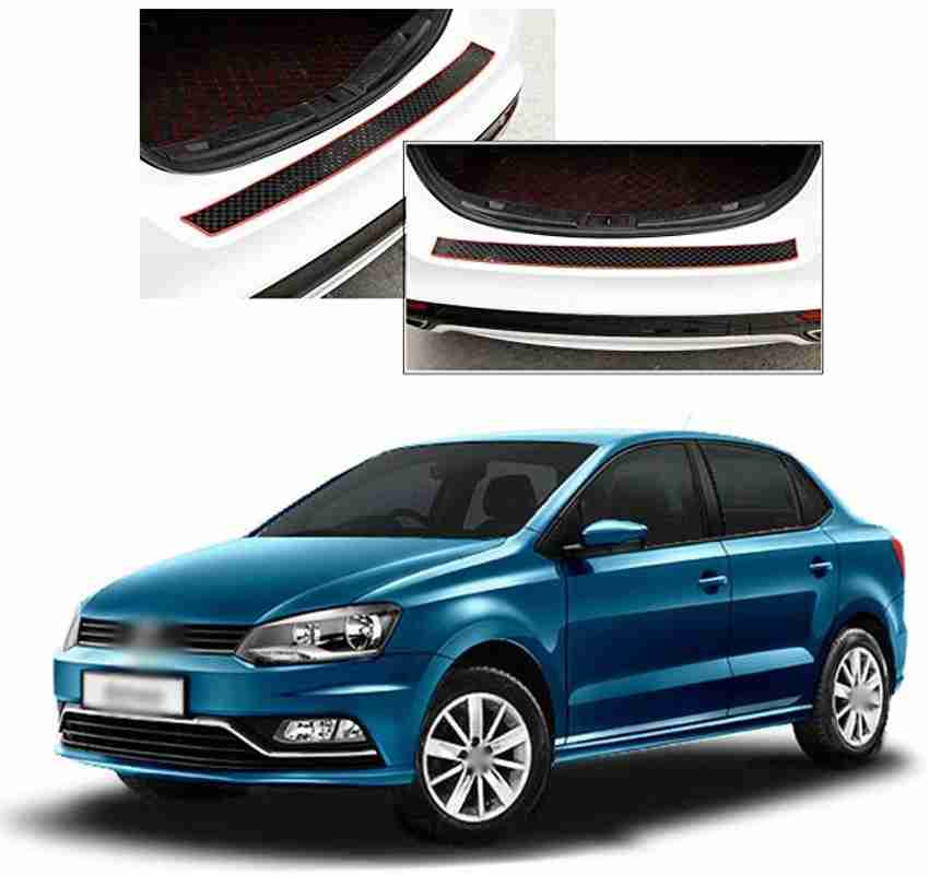 Vw polo new arrivals rear bumper protector
