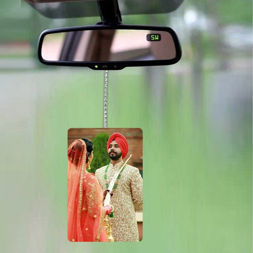 Customizable rear shop view mirror hangers