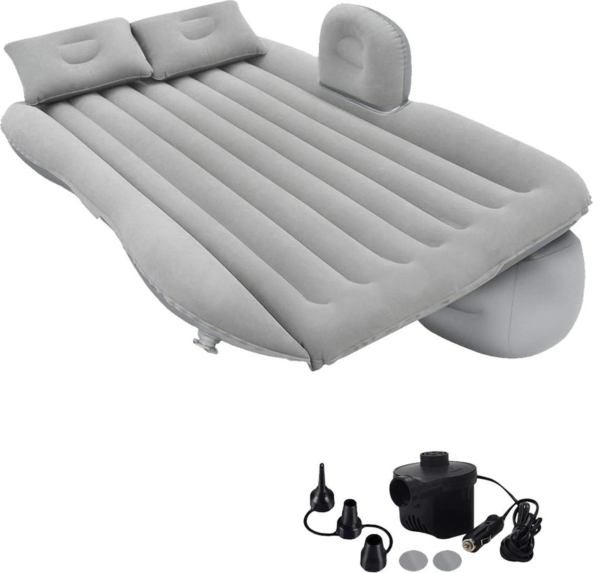 Rhtdm Carbed Inflatable Mattress Air Bed with Two Air Pillows Grey For Bolero Neo Multifunctional Inflatable Portable Car Bed for Back Seat Mattress with Two Air Pillows and Car Air Pump 653 Car