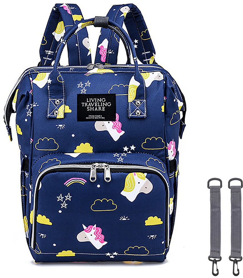 PATPAT Baby Diaper Bag Backpack Waterproof Large Capacity Insulation Travel Back Pack Nappy Bags Organizer Mom Nappy Maternity Bag with Stroller Straps Multi Function Fashion and Durable Baby Diaper B...