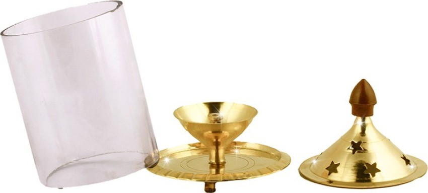 SKF Borosilicate Glass Candle Holder Price in India - Buy SKF Borosilicate Glass  Candle Holder online at