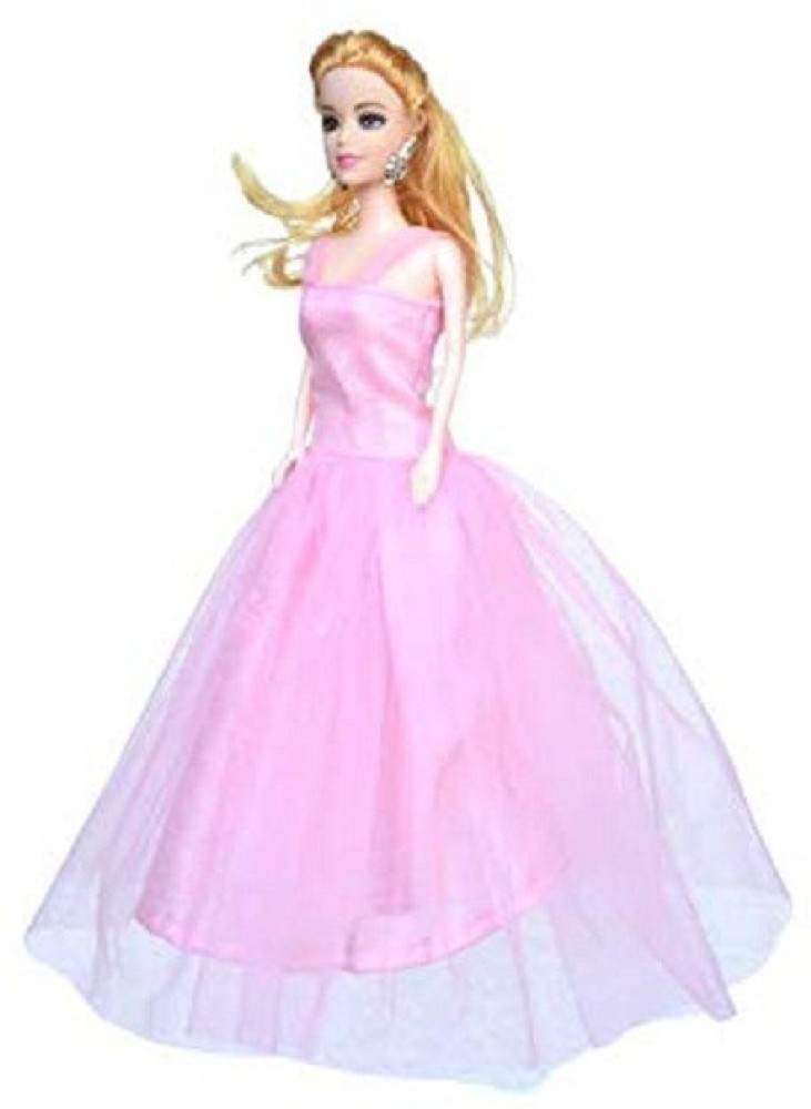 iDream Elegant Beautiful Handmade Party Doll Dress Weeding Gown Compatible  with Barbie Doll Pink2  Amazonin Toys  Games