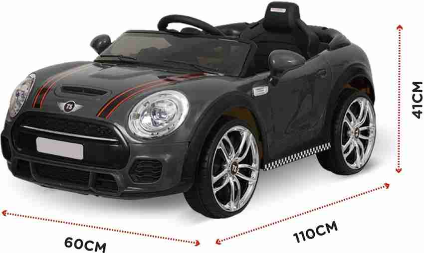 PP INFINITY Mini Cooper 12V Battery Operated Ride On Car For Kids With Remote Control Music System and Light 1 To 5 Yrs Made In India Car Battery Operated Ride On Price in