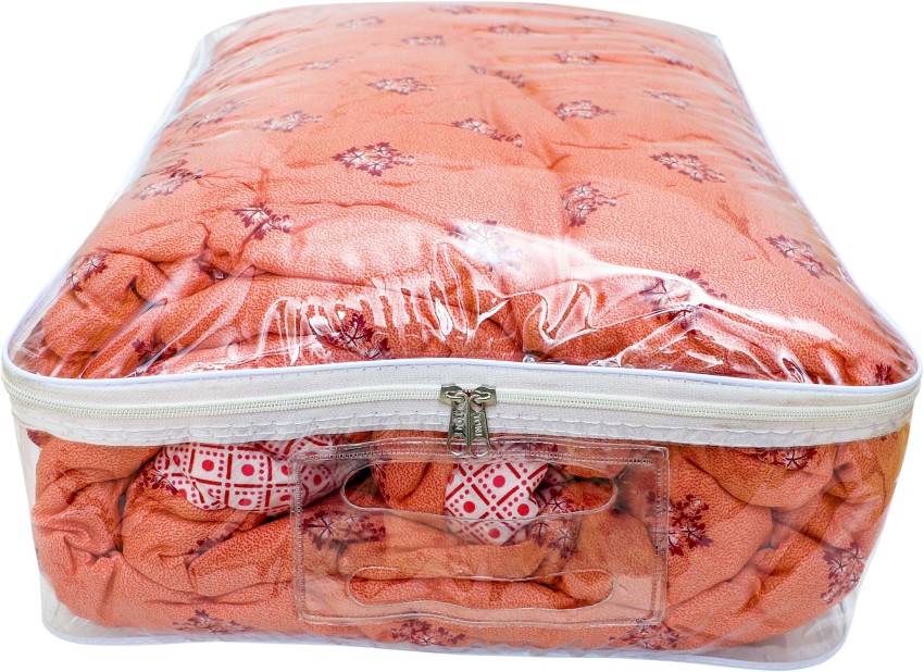 6 Large Vinyl Plastic Zippered Blanket Storage Bags w/ Handles 24" x  16" x 6" | eBay