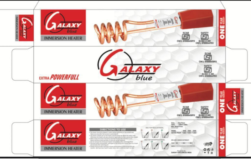 GALAXY BLUE WATTER PROOF 1500 W Immersion Heater Rod Price in India - Buy  GALAXY BLUE WATTER PROOF 1500 W Immersion Heater Rod online at Flipkart.com