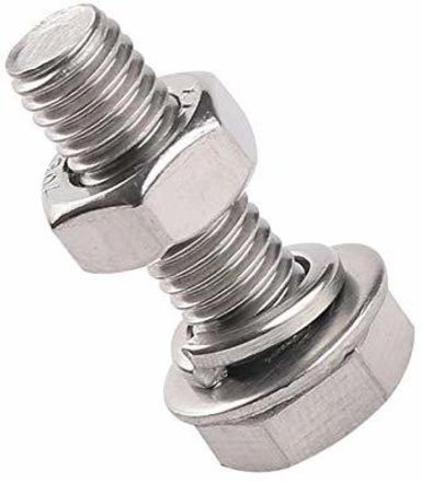 SYLIX® 6MM Hex Head Stainless Steel bolt With Nut & Washer 50mm