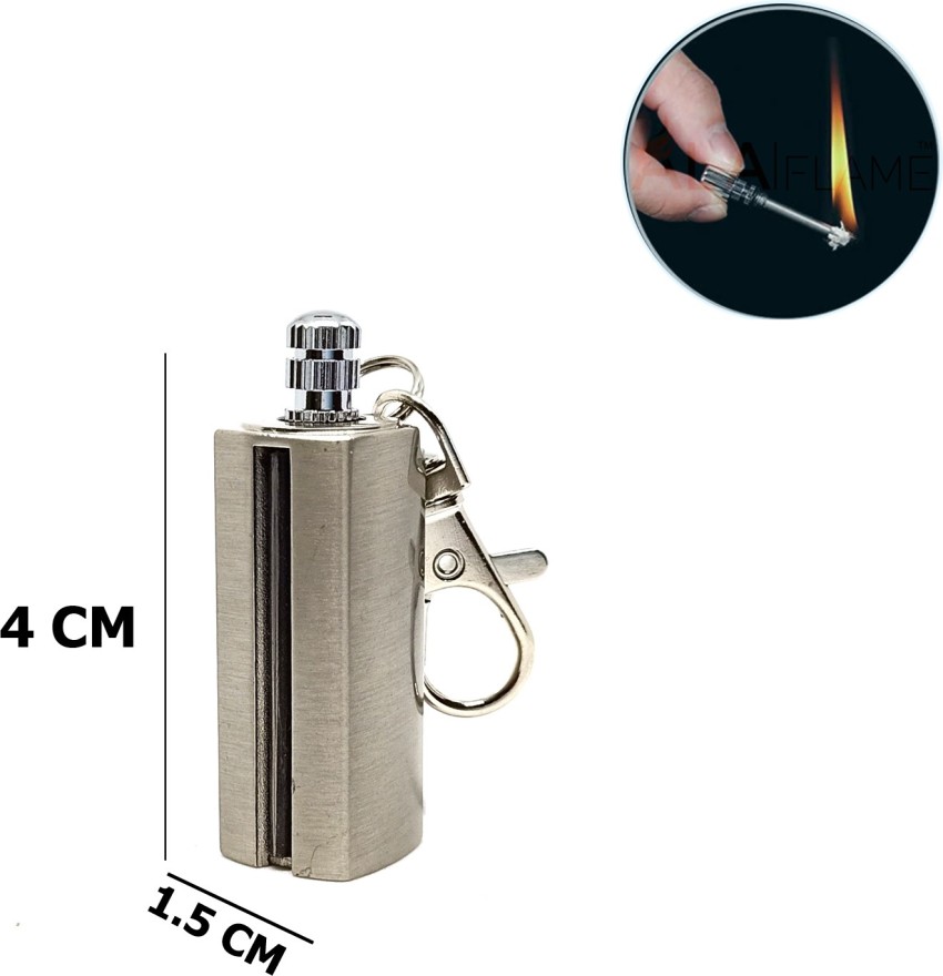 Point Zero New Premium Essentials Refillable Mini Compact Cigarette Lighter  Flint Bullet Gold with Key Ring Slim Design - Fuel Operate Pocket Lighter  Price in India - Buy Point Zero New Premium