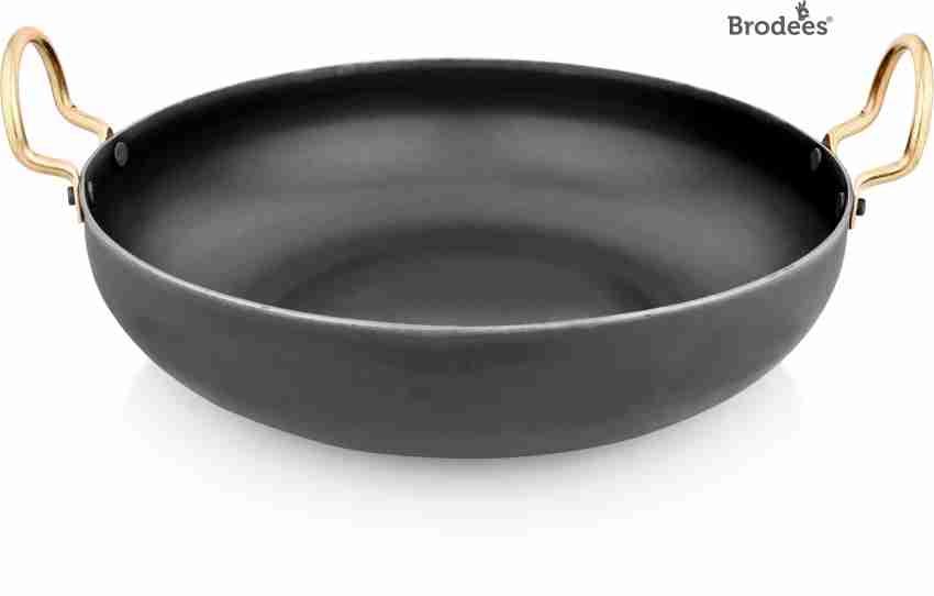 1 Color Coated Cast Iron Kadai, Model Name/Number: Regular, Size: 14 Inch