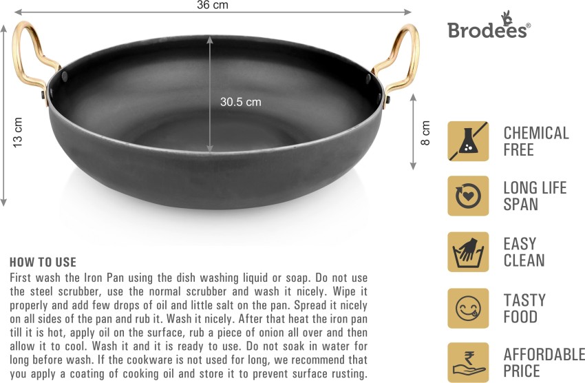 Buy Cast Iron Kadai, Get Upto 70% off