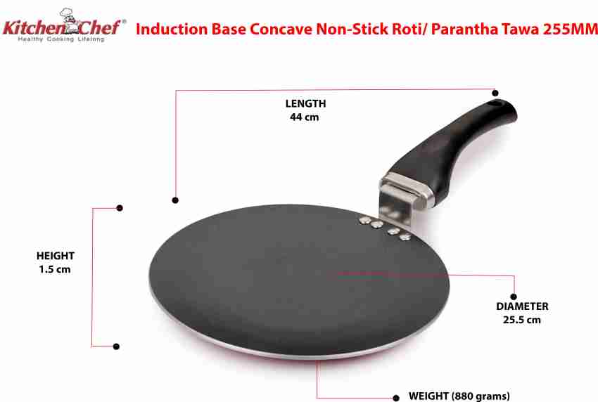 Non Stick Tawa Chapati Pan Griddle Pan Rotti Tava Heavy duty 30cm Kitchen 