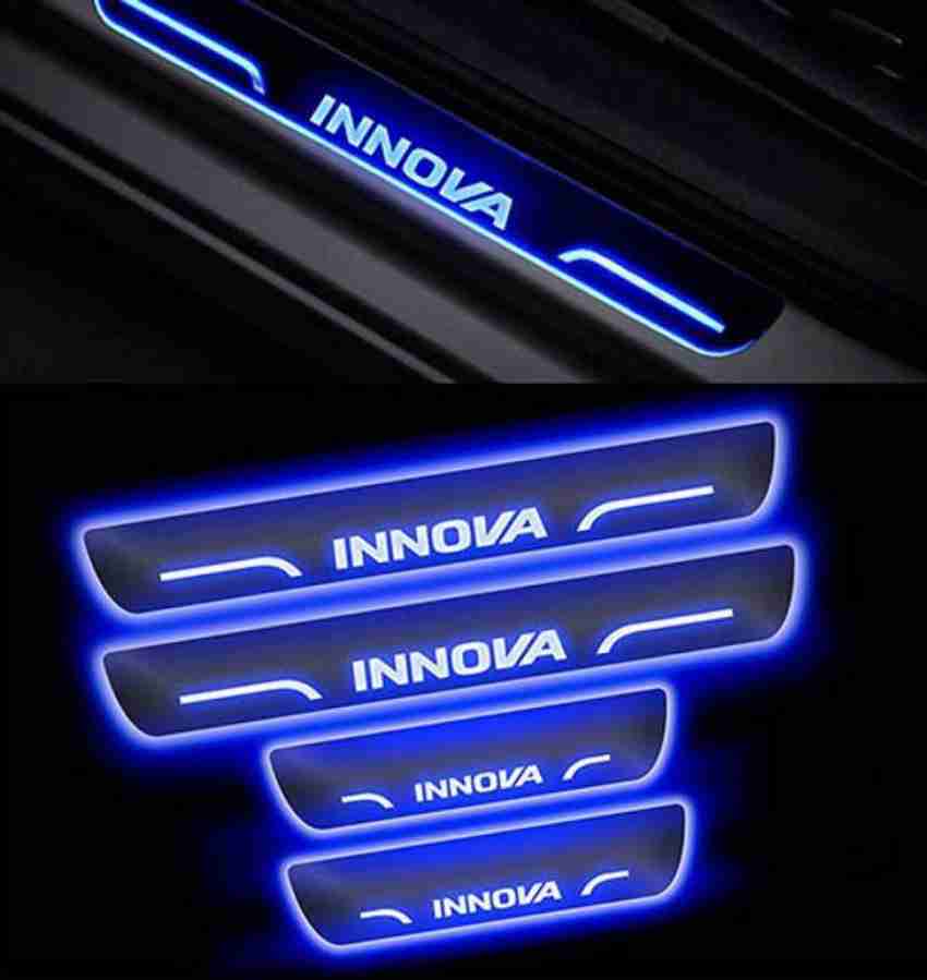 RohanEshop Toyota Innova car door foot step led scuff sill plate
