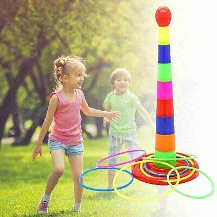 Outdoor Kids Game Ring Toss, Hoop Rings Toss Game