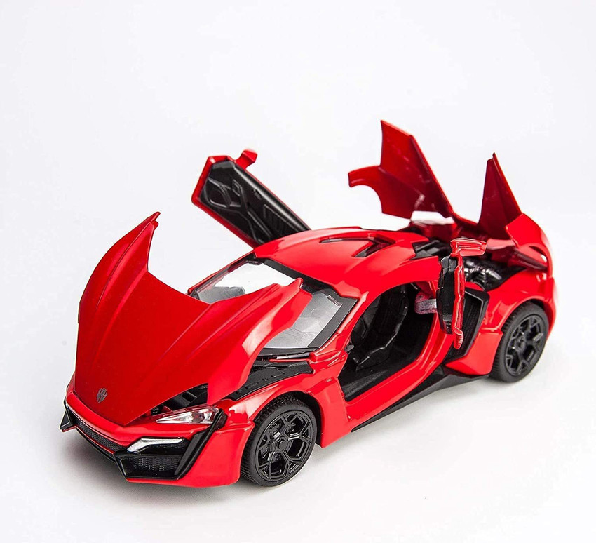KIDDOKIDS Lykan Hyper Sport Best Diecast Metal Pullback Friction