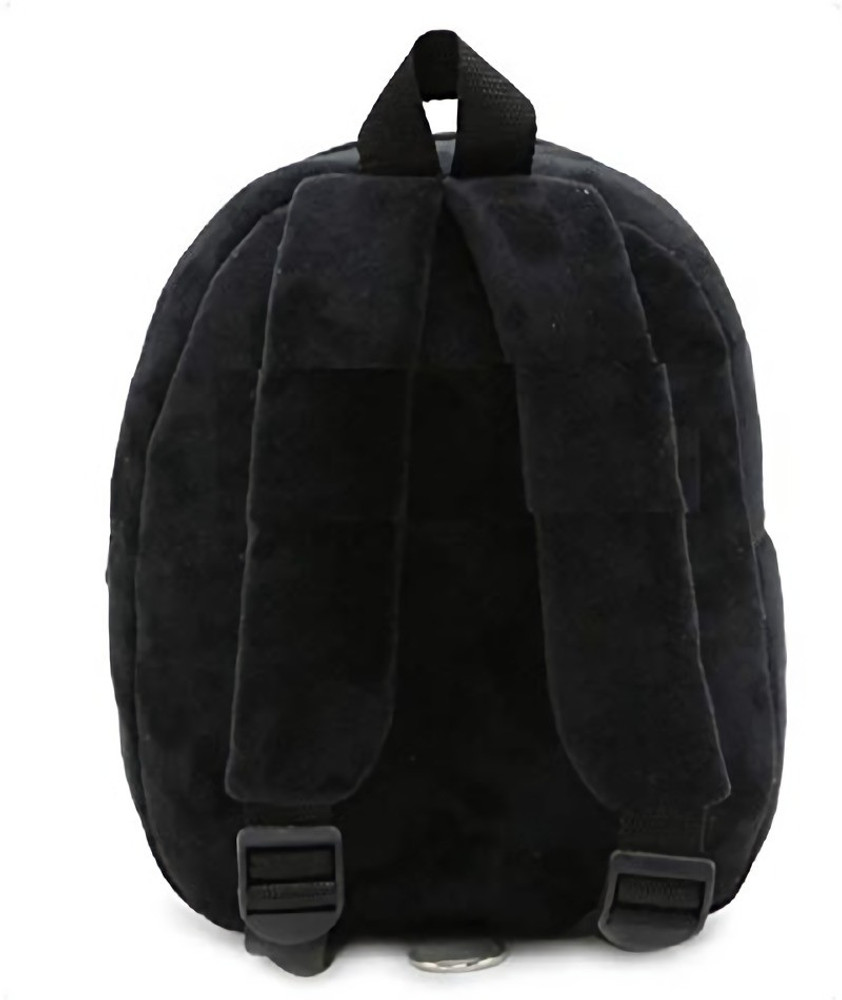 Black velvet pink backpack store