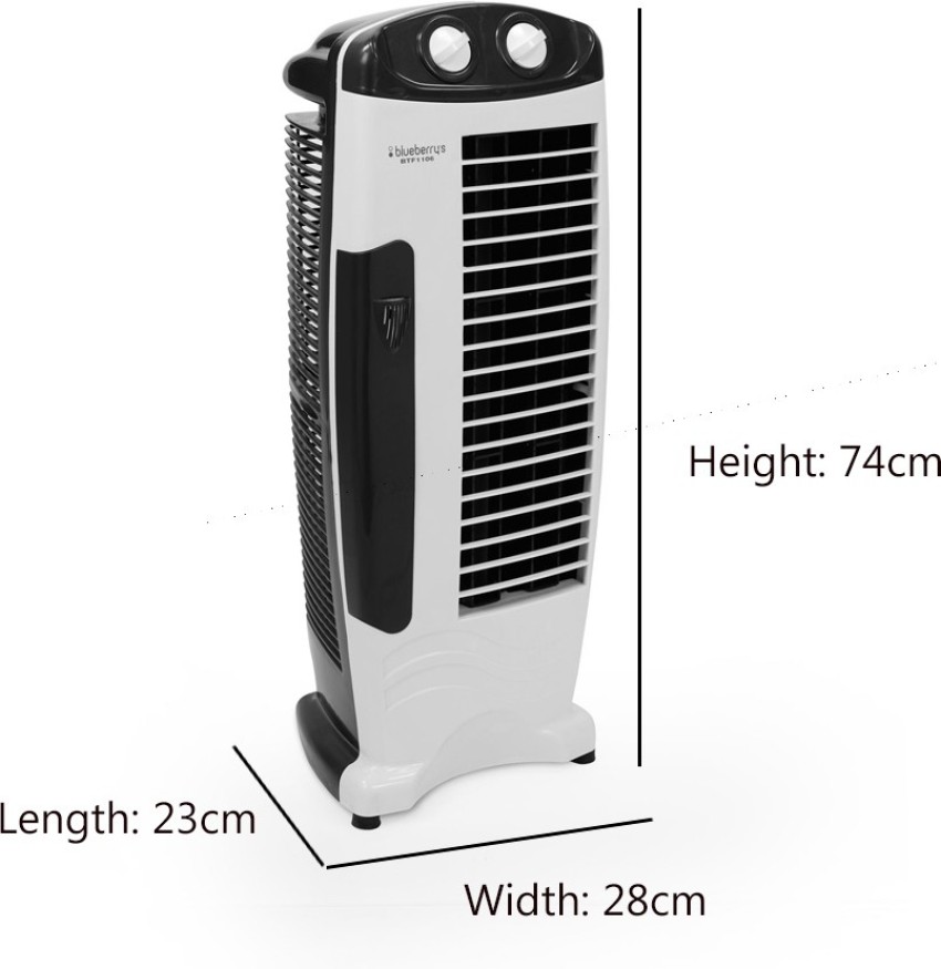 BlueBerry's Tower Fan High Speed with 25 Feet Air Delivery, 4-Way Air Flow,  High Speed,Anti Rust Body Made in INDIA 424 mm 3 Blade Tower Fan Price in  India - Buy BlueBerry's
