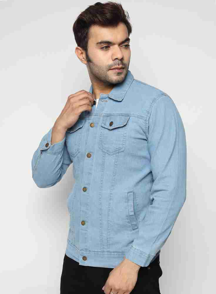 Denim jacket hot sale men flipkart