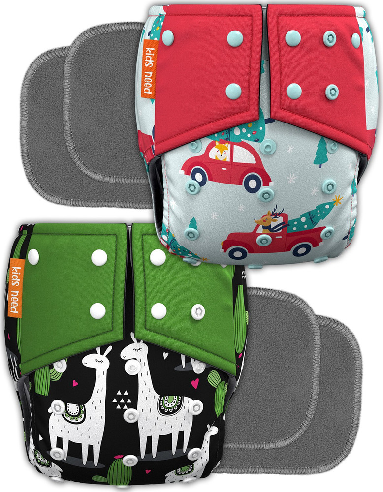 kids need Side Leak proof cloth diaper 2 4 insert reusable