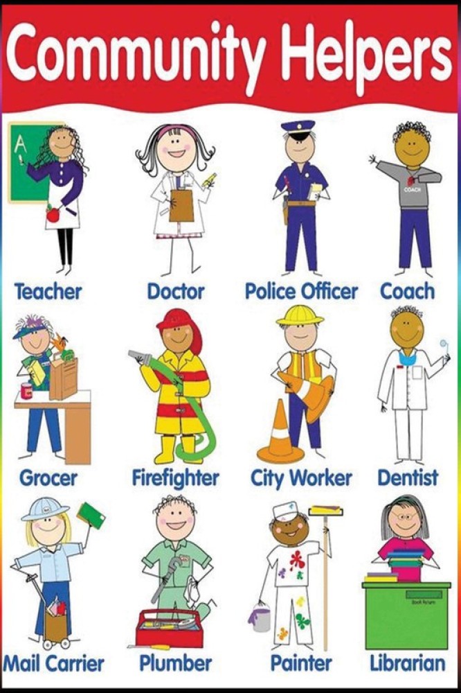 Community Helpers Colouring Pages - Free Colouring Pages