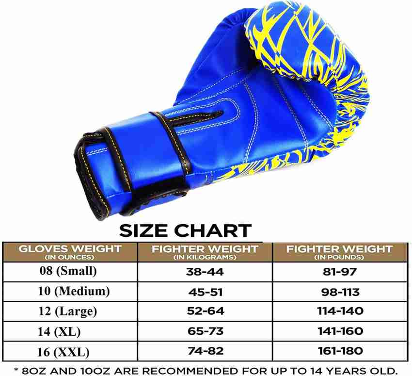 Boxing glove size for 12 year old hotsell