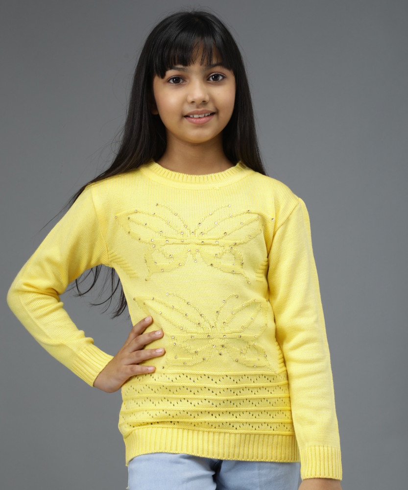 Girls yellow sweater hotsell