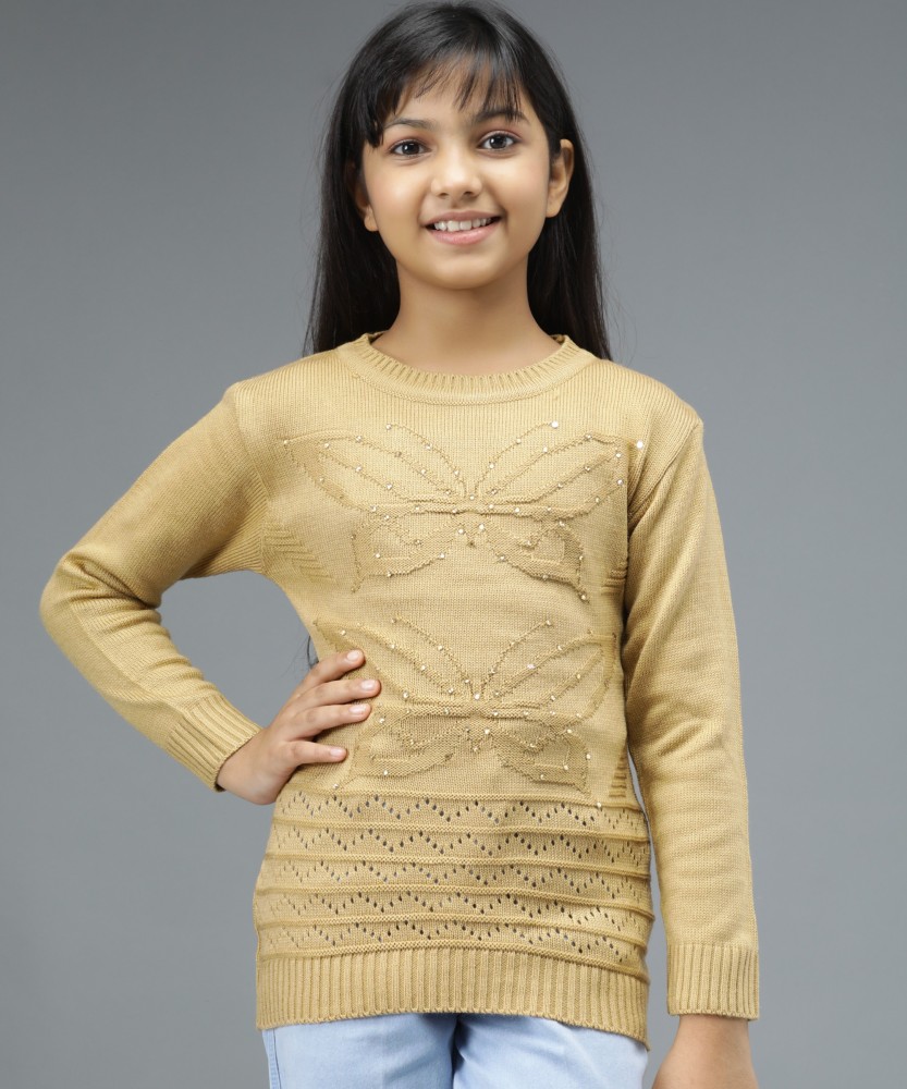 Girls clearance beige sweater