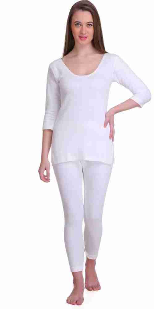 Grey Warm Cotton Blend Winter Thermal Inner Wear, Women at Rs 200