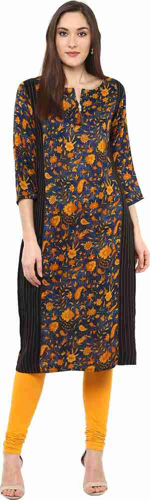 Lagi Women Printed Straight Kurta Buy Yellow Lagi Women Printed Straight Kurta Online at Best Prices in India Flipkart