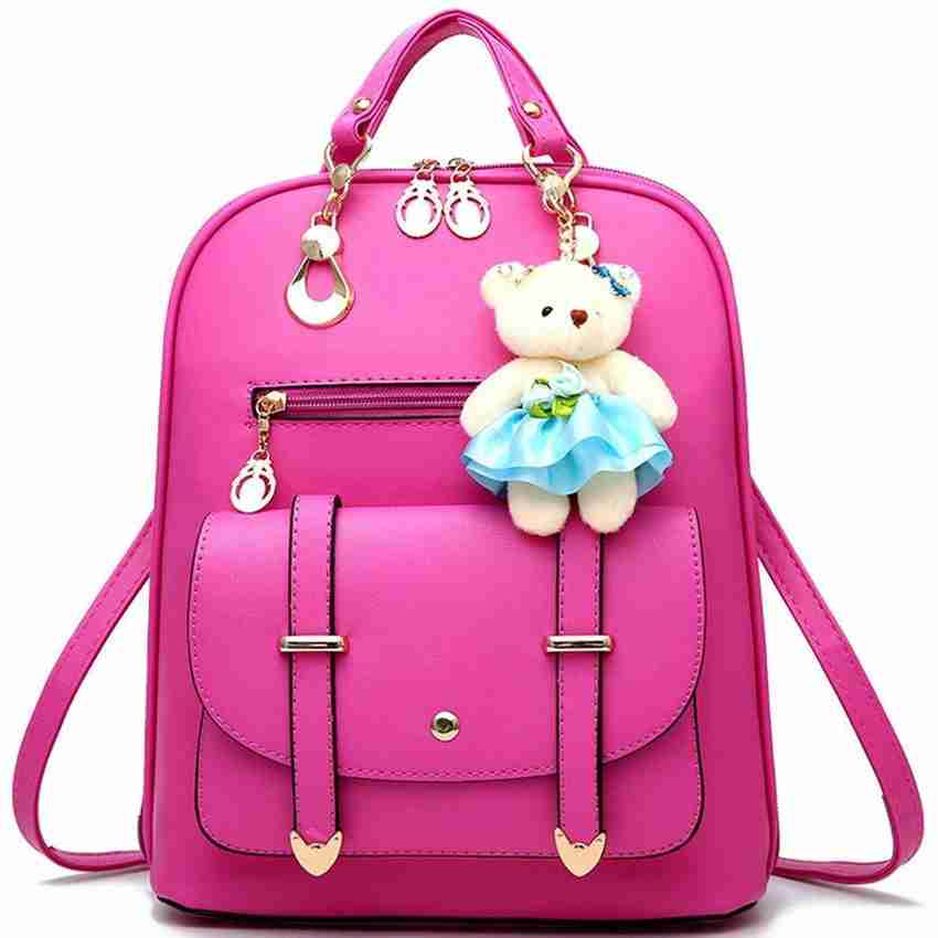 Reglas Women Leather Backpacks Students School bags for Girls