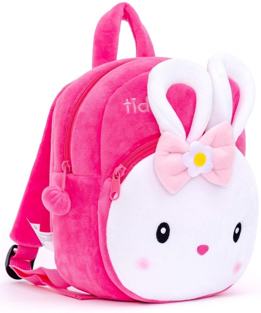 Flipkart Littoze Rabbit White School Bag Soft Material Plush