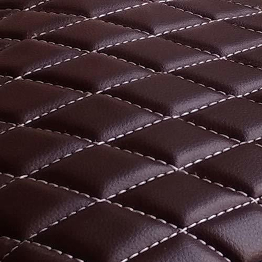 Bullkartzone Leather Foam Motor Bike Designer Dark Brown Seat