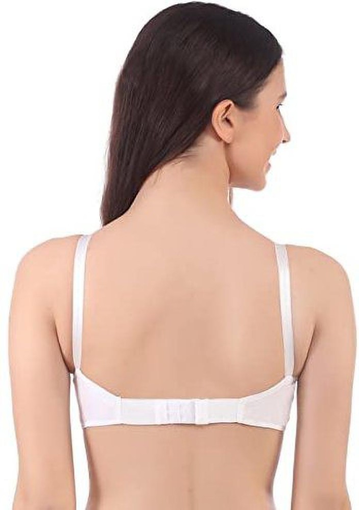 Taausha Chandrakiran 100% Cotton Non-Padded Bra for Women ( White ) Women  Full Coverage Non Padded Bra - Buy Taausha Chandrakiran 100% Cotton Non-Padded  Bra for Women ( White ) Women Full