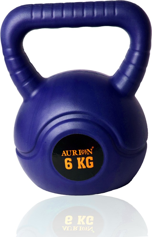 GRIFFIN 6KG PVC Black Kettlebell Weight