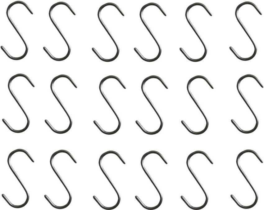 RINTL Heavy Duty Metal S-Shaped Hanging Hooks (3.25 inch) 6 Pieces Hook 2  Price in India - Buy RINTL Heavy Duty Metal S-Shaped Hanging Hooks (3.25  inch) 6 Pieces Hook 2 online at