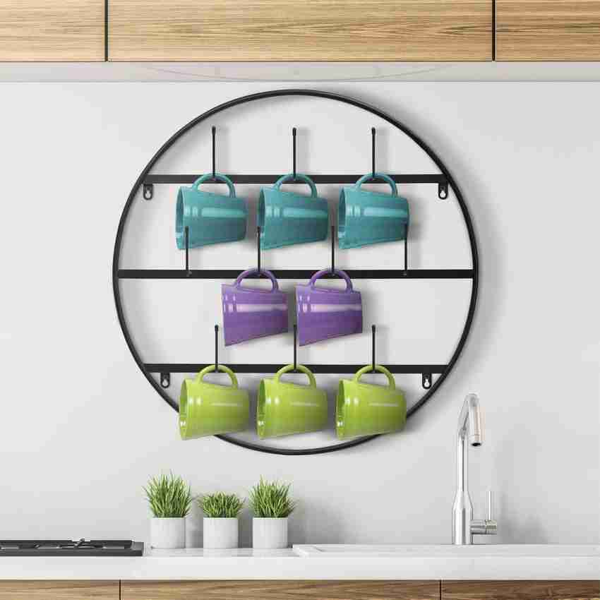 Metal mug rack wall mounted online