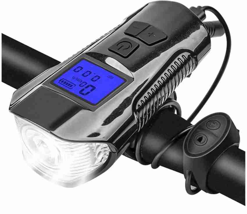 NSV 3 in 1 Rechargeable Cycle Super Bright Front Head Light Speedometer Horn LED Front Light Buy NSV 3 in 1 Rechargeable Cycle Super Bright Front Head Light