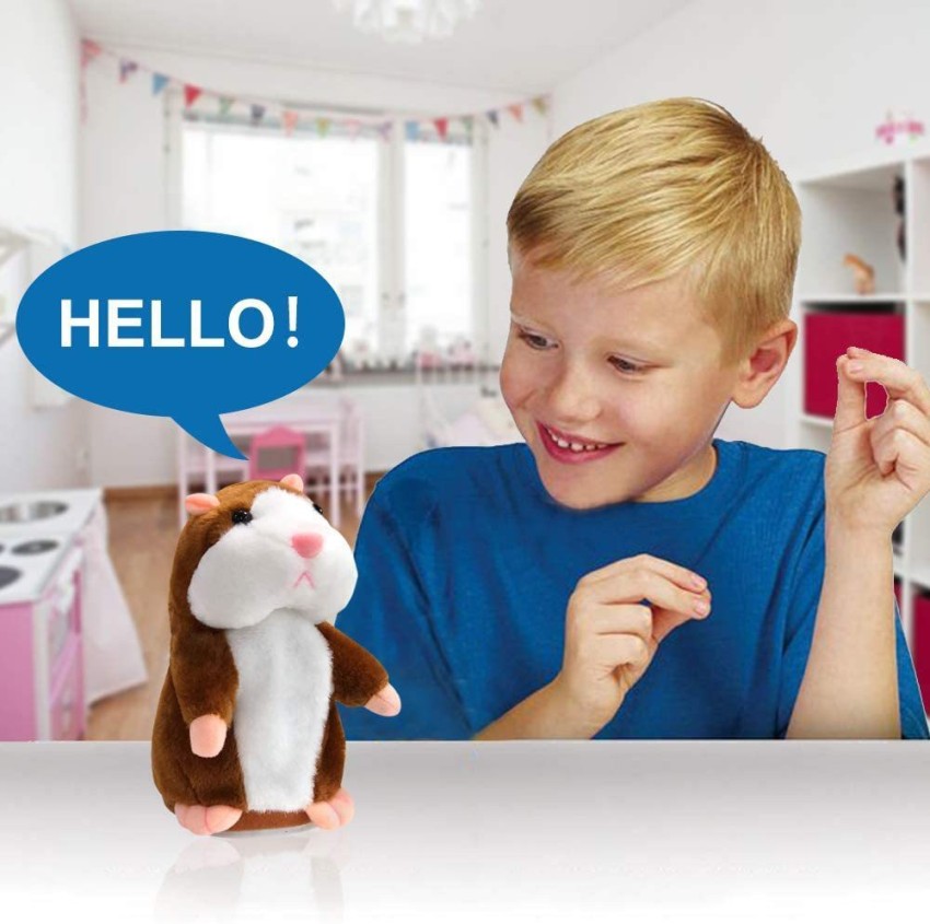 repeating talking plush hamster