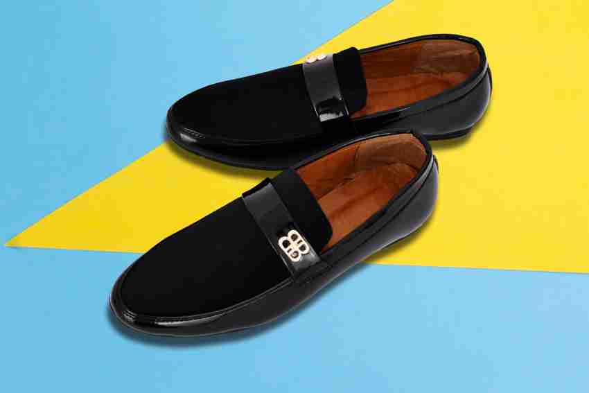 Party Wear New LV Black loafers for Men and Boys – Jalandhar Style